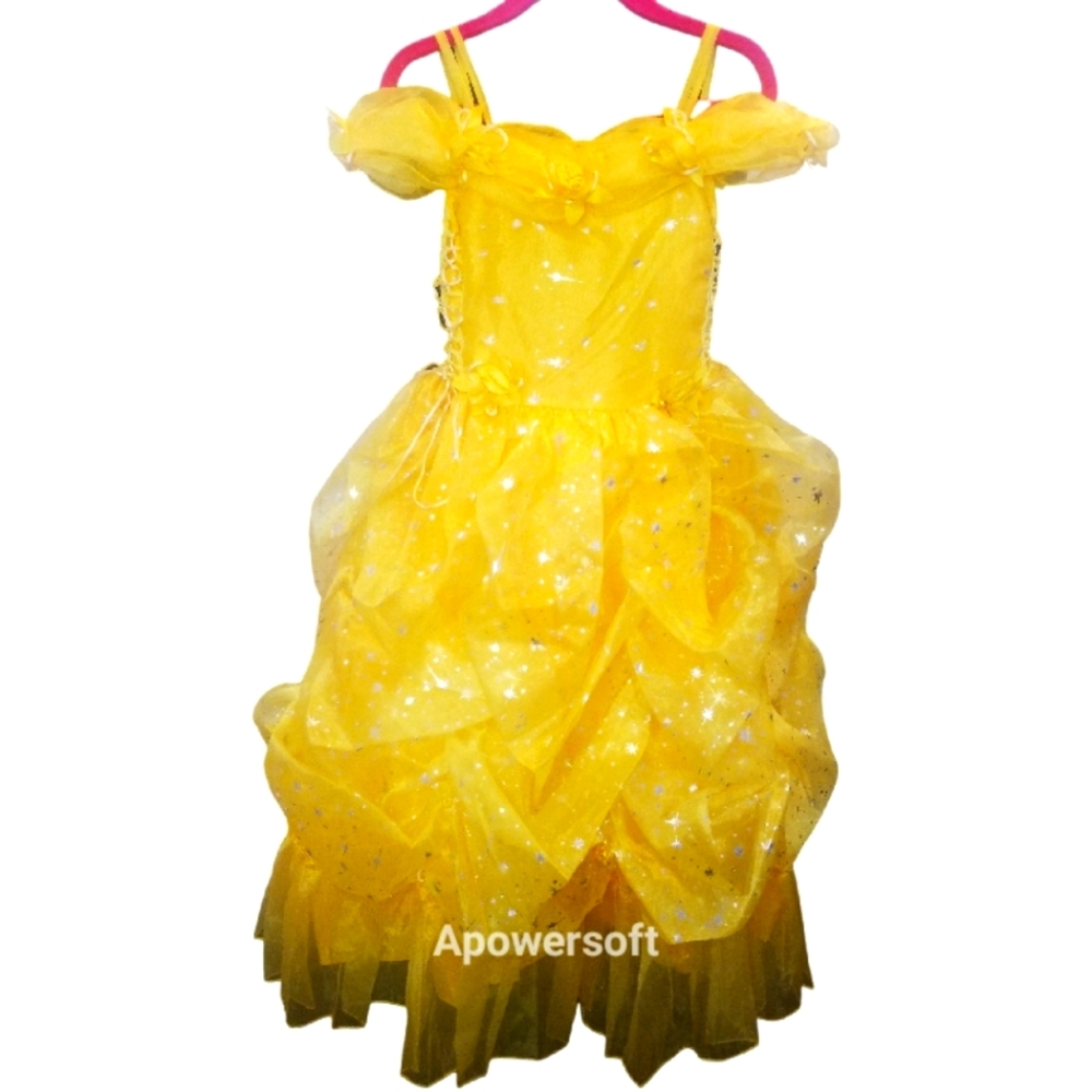 The Rains Kids Corp size 4 inspired by Belle ball dress, costume, pageant